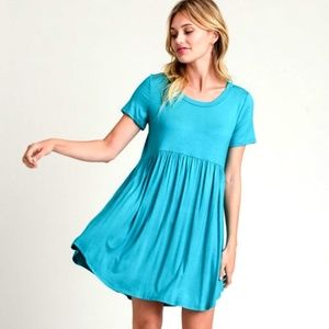 ⭐ Solid Babydoll Tunic/Dress, NWT Retail
